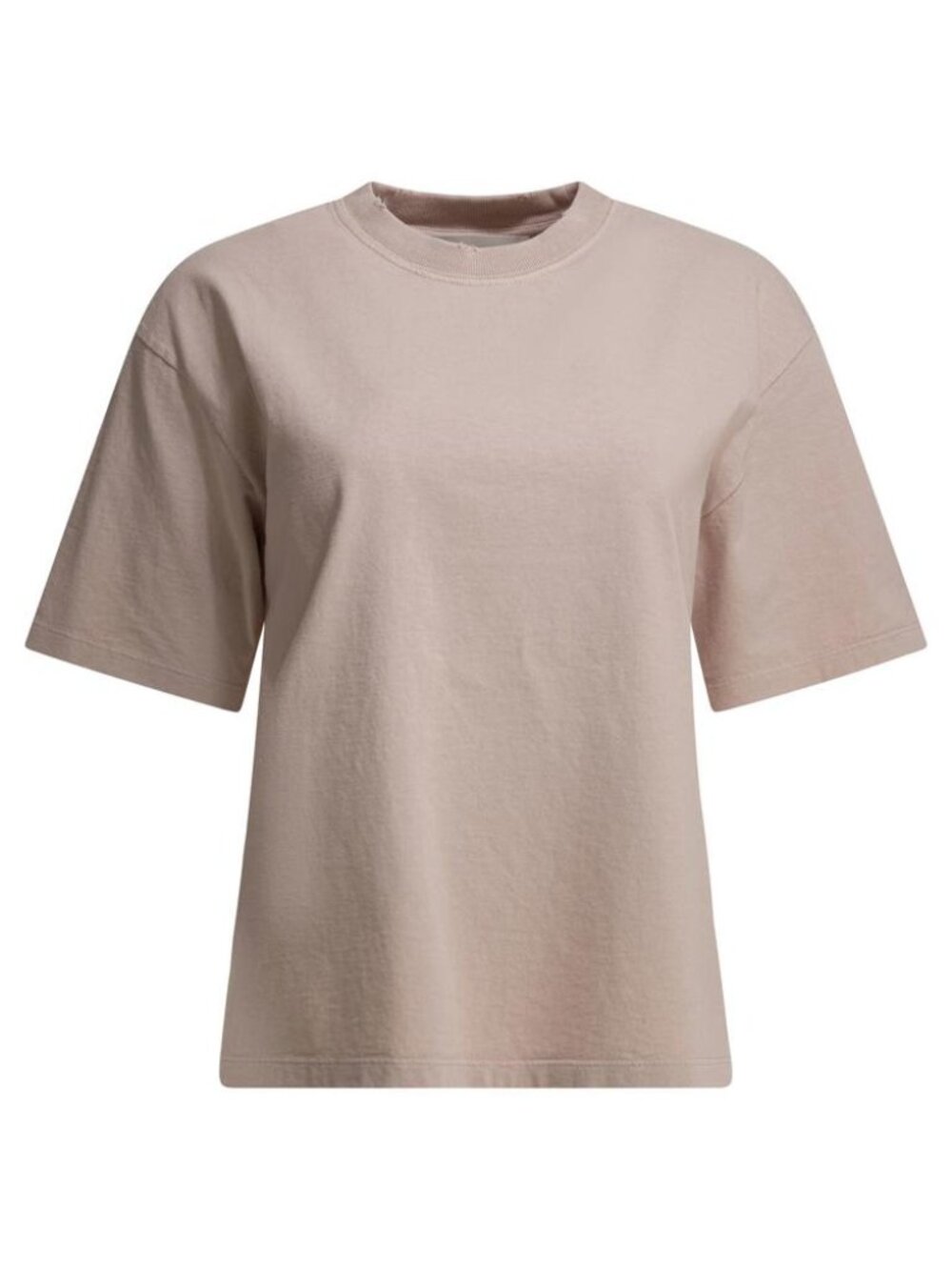 Golden Goose Crew Neck T-Shirt With Reverse Logo Tag Size S Women